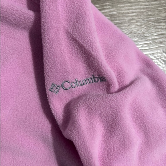 Columbia Pink Half Zip Fleece, Size: XS - Picture 5 of 6
